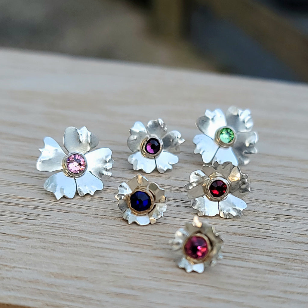 Hibiscus Flower Earring Jackets Lamplighter Jewelry