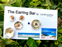 Blue Lagoon Earrings - Boulder Opal Stud Earrings and Ear Jackets