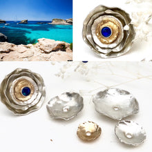 Blue Lagoon Earrings - Boulder Opal Stud Earrings and Ear Jackets