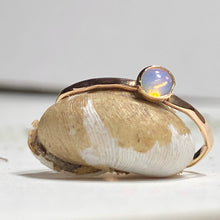 Ella - Opal Stacking Ring in Silver or Gold