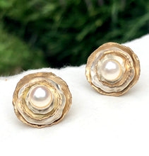 Pearl Bridal Ear Jacket Earrings