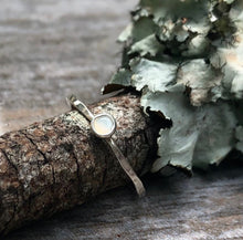 Zoe - White Opal Stacking Ring