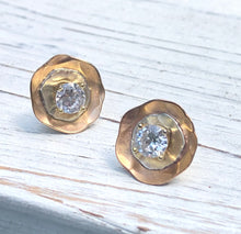 Gold and Silver Two Layer Ear Jackets