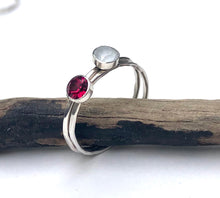 Birthstone Stacking Rings