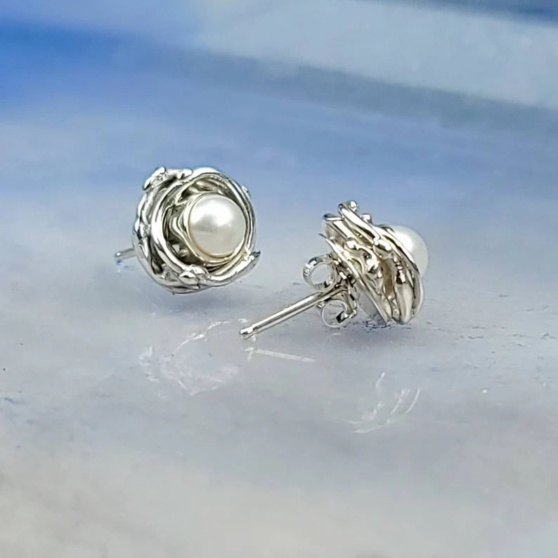 Twig Earring Jacket Sterling Silver – Lamplighter Jewelry